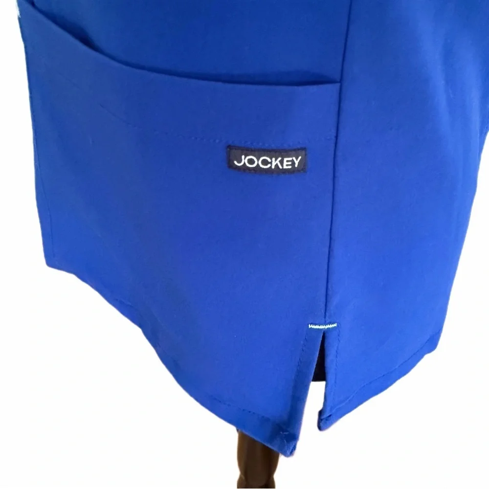 Jockey Women's Royal Blue Straight Leg Scrub Pants & V-Neck Top (XS/XSP)